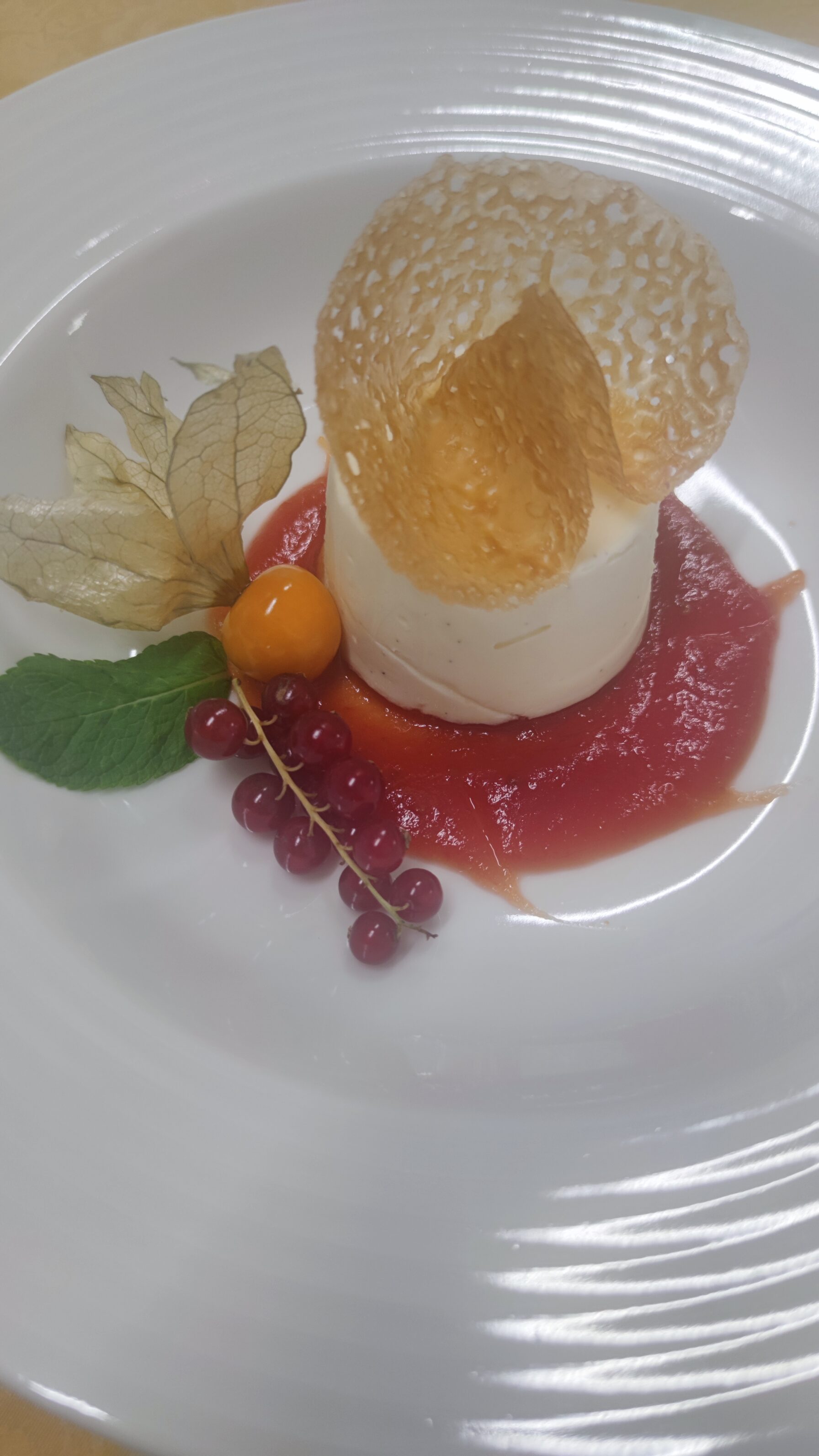 Mousse alla ricotta e miele di acacia